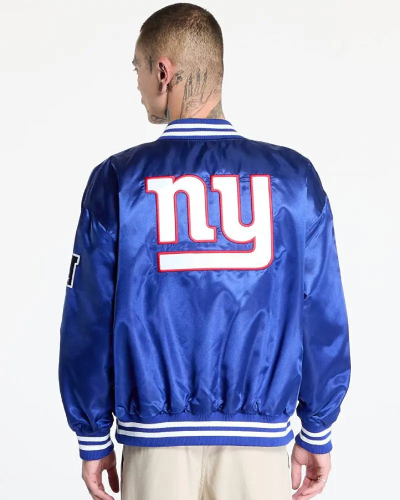 Bomber New Era New York Giants NFL Satin Bomber Jacket USA Jackets