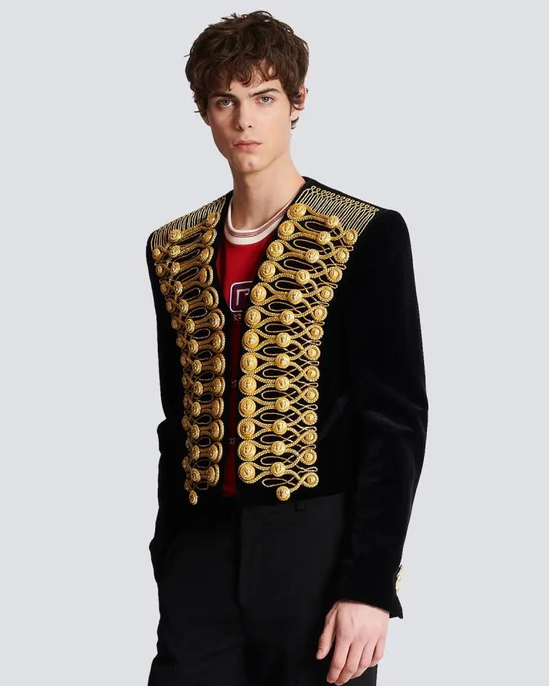 Brandenburg Jacket With Embroidery USA Jackets