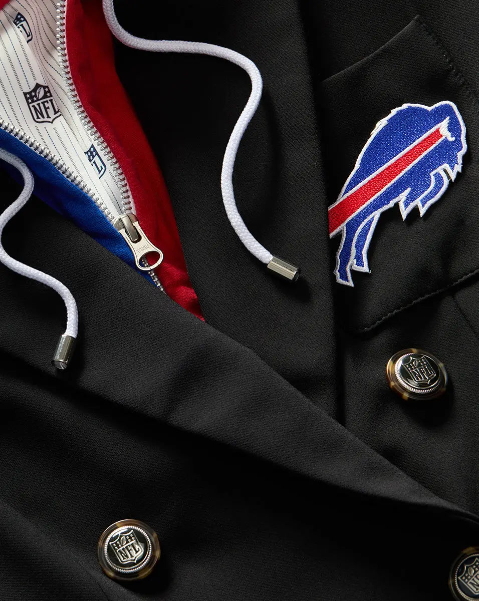 Buffalo Bills Veronica Beard Black Dickey Jacket USA Jackets