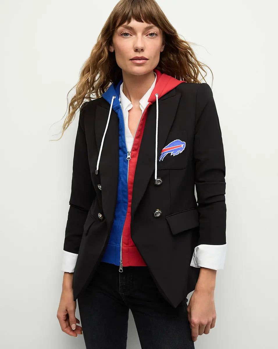 Buffalo Bills Veronica Beard Black Dickey Jacket USA Jackets