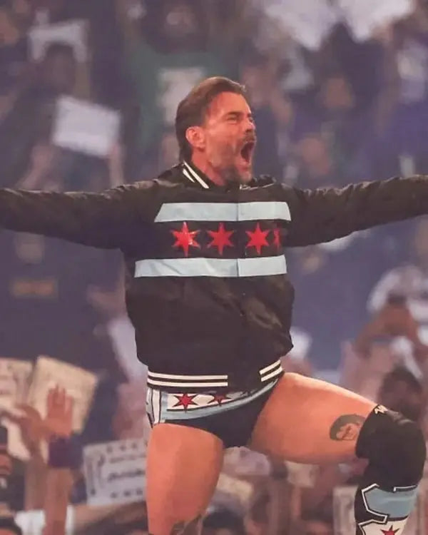 CM Punk WWE Night Of Champions Bomber Jacket USA Jackets