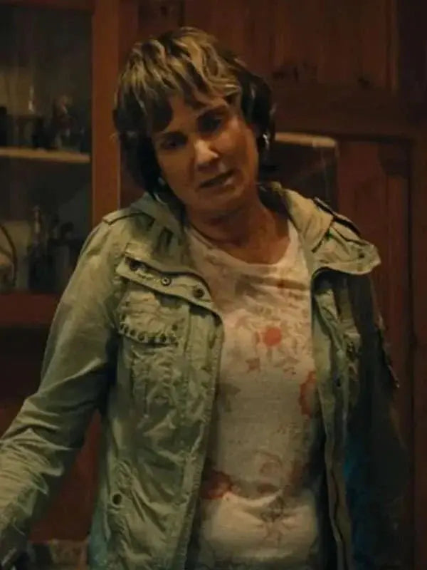 Catherine McClements The Survivors Green Jacket USA Jackets