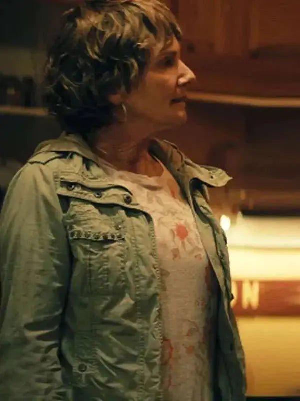 Catherine McClements The Survivors Green Jacket USA Jackets