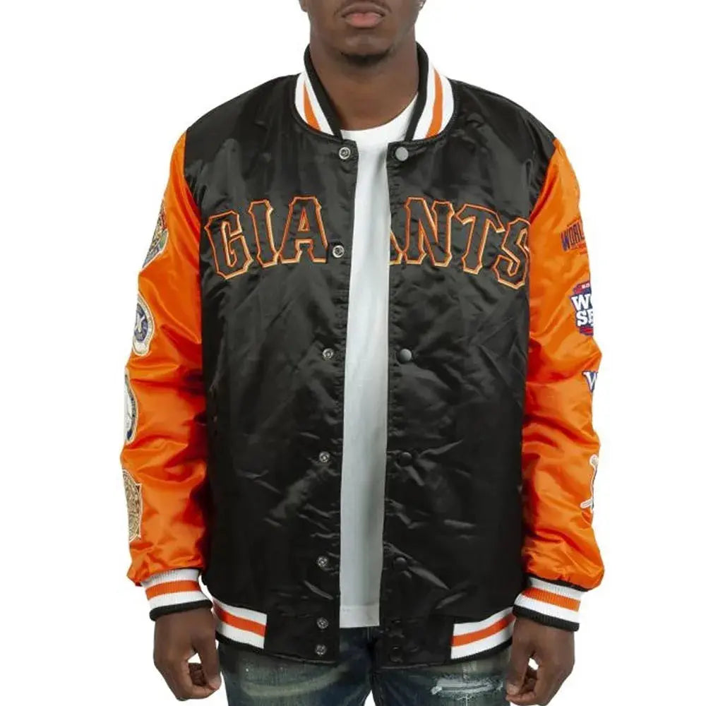 Champs Patches San Francisco Giants Satin Jacket USA Jackets