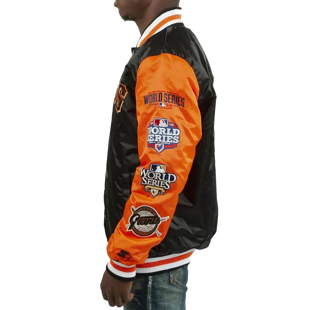 Champs Patches San Francisco Giants Satin Jacket USA Jackets