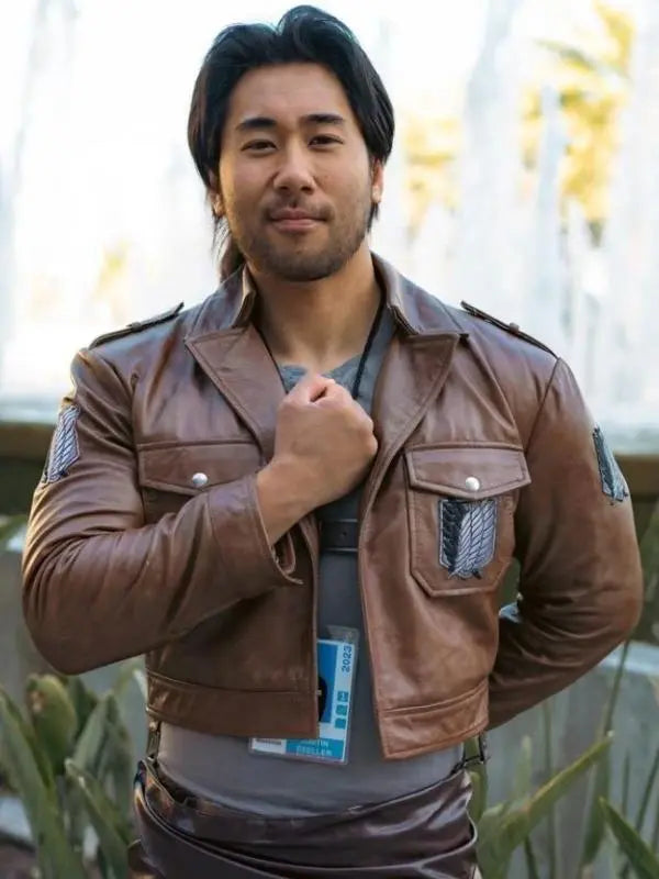 Attack on Titan Scouting Legion Leather Jacket USA Jackets