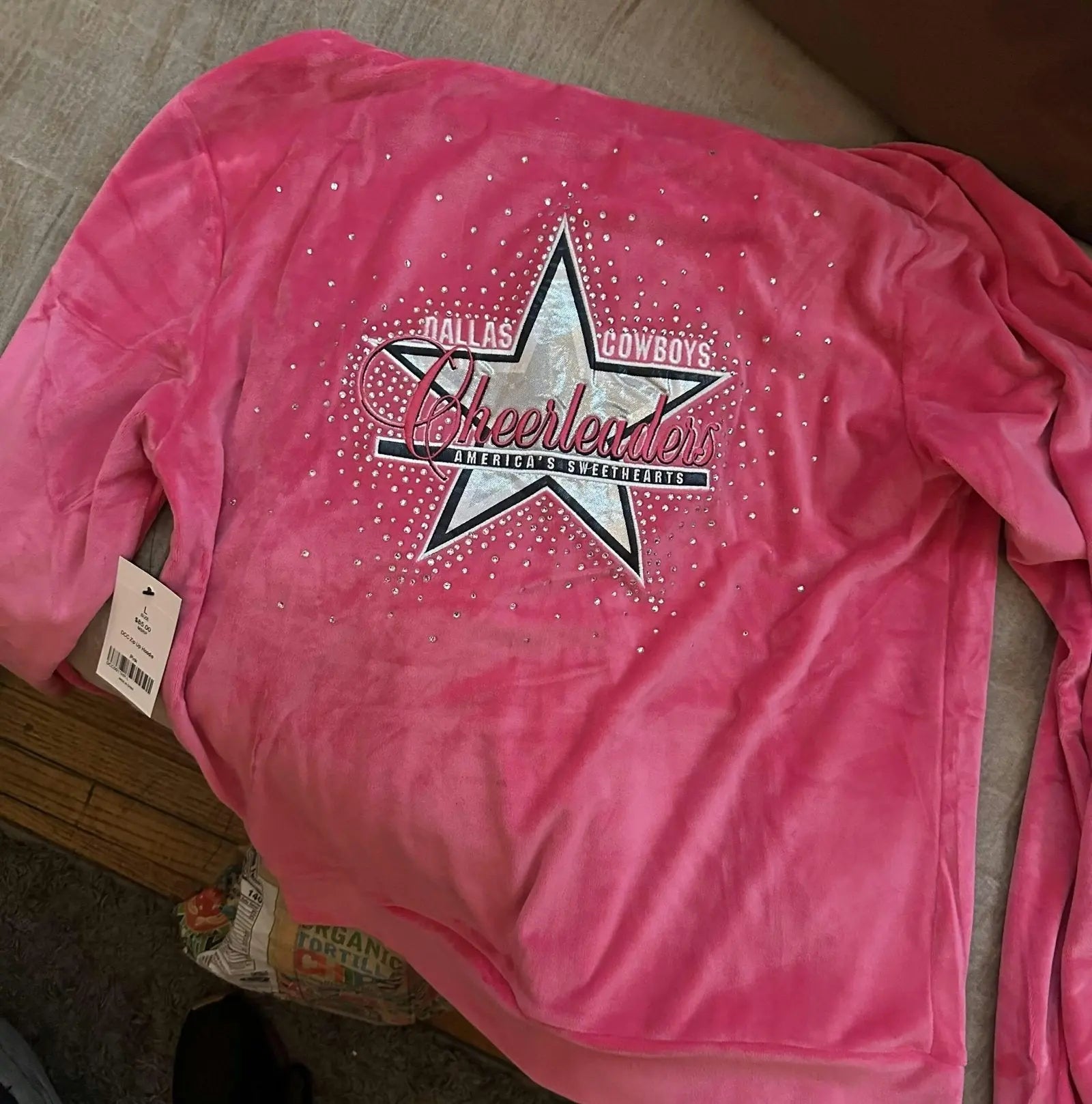 Dallas Cowboys Cheerleader Pink Hoodie USA Jackets