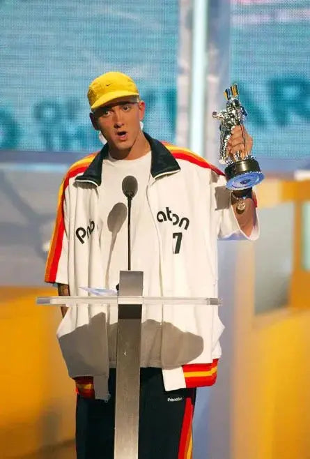 Eminem PnB Nation White Wool Jacket USA Jackets