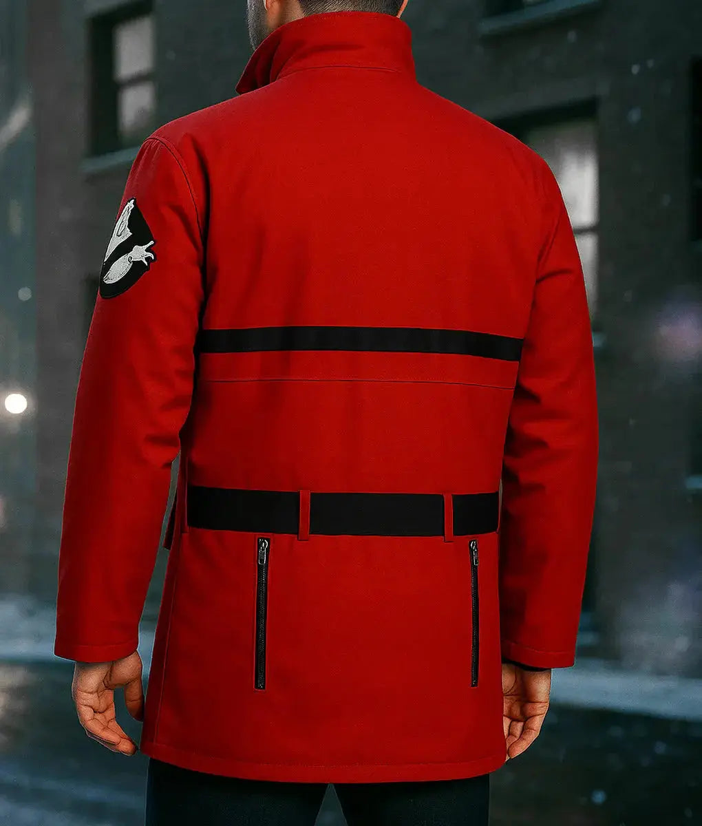 Ghostbusters Frozen Empire Paul Rudd Red Jacket USA Jackets