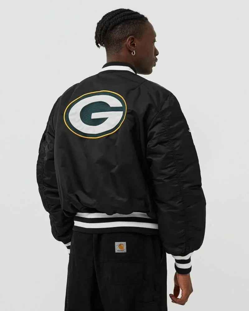 Green Bay Packers Alpha Industries MA-1 Bomber Jacket USA Jackets