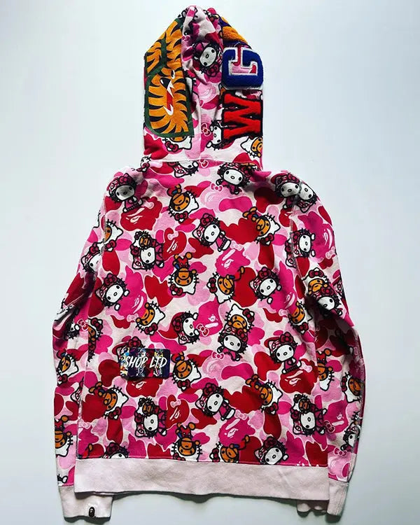 Hello Kitty Bape Hoodie USA Jackets