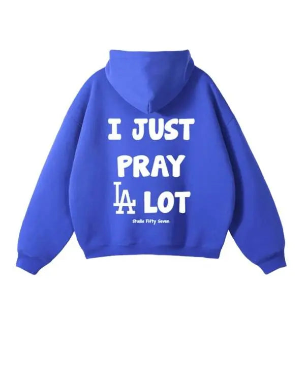 I Just Pray A Lot Dodgers Hoodie USA Jackets