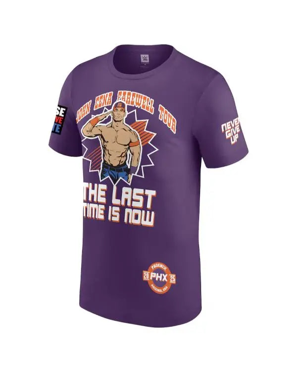 John Cena Monday Night RAW Purple T-Shirt USA Jackets