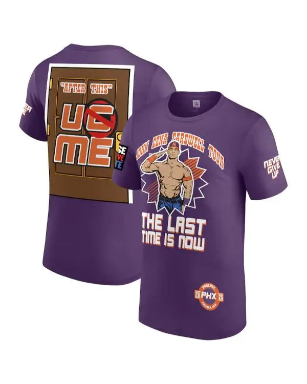 John Cena Monday Night RAW Purple T-Shirt USA Jackets