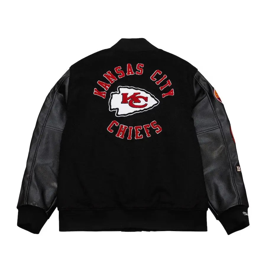 Kansas City Chiefs Blackout Collection Vintage Jacket USA Jackets