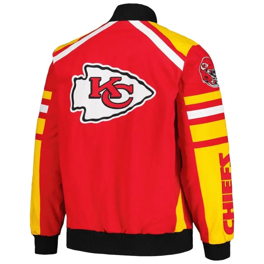 Kansas City Chiefs G-III Sports Red Power Forward Racing Jacket USA Jackets