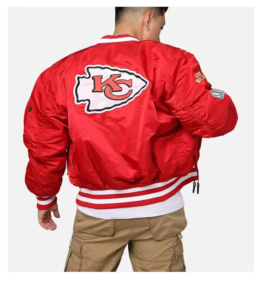 Kansas City Chiefs MA-1 Bomber Jacket USA Jackets