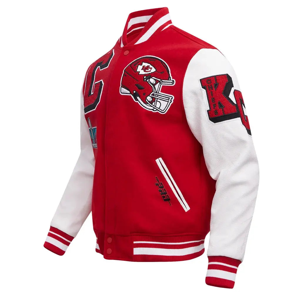 Kansas City Chiefs Mashup Wool Varsity Jacket USA Jackets