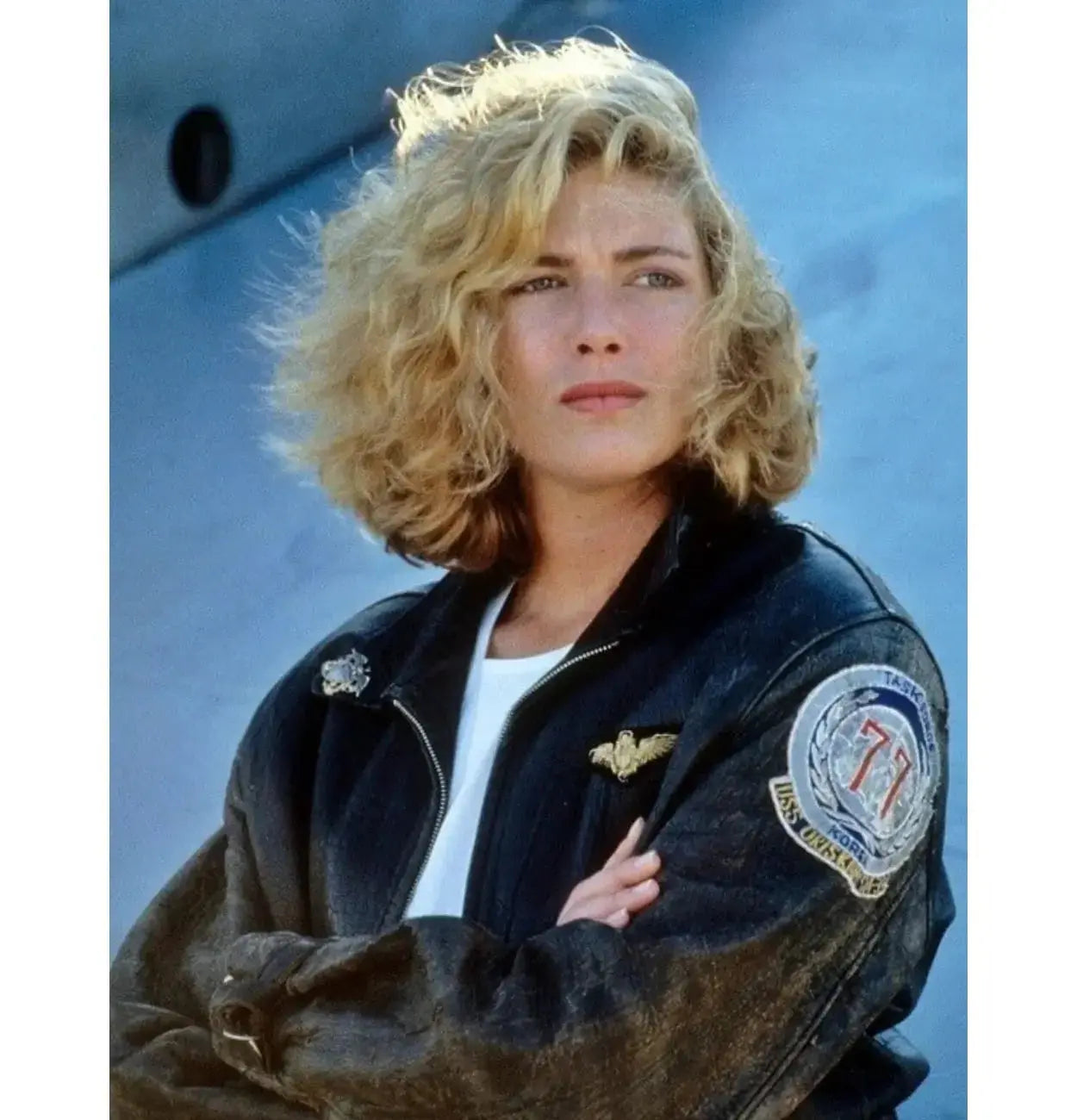 Kelly McGillis Top Gun Leather Jacket USA Jackets