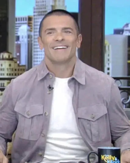Live with Kelly and Mark Mark Consuelos Shirt Jacket USA Jackets