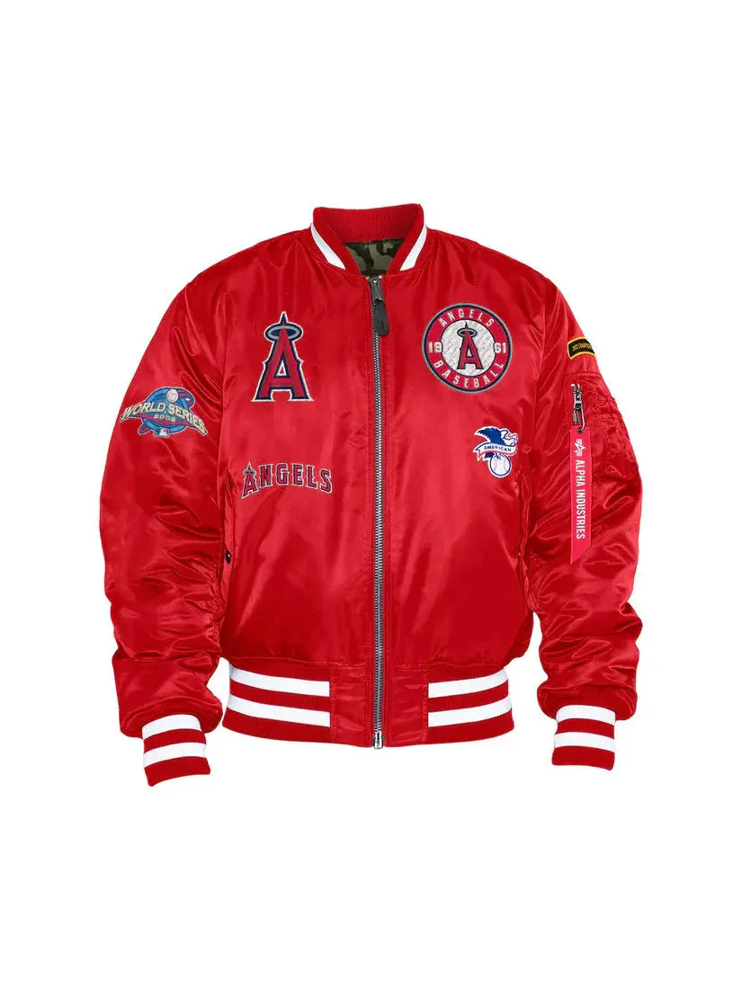 Los Angeles Angels X Alpha X New Era MA-1 Bomber Jacket USA Jackets