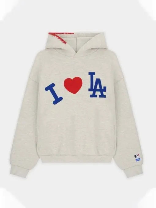 Madhappy X Dodgers 2023 I Love La Hoodie USA Jackets