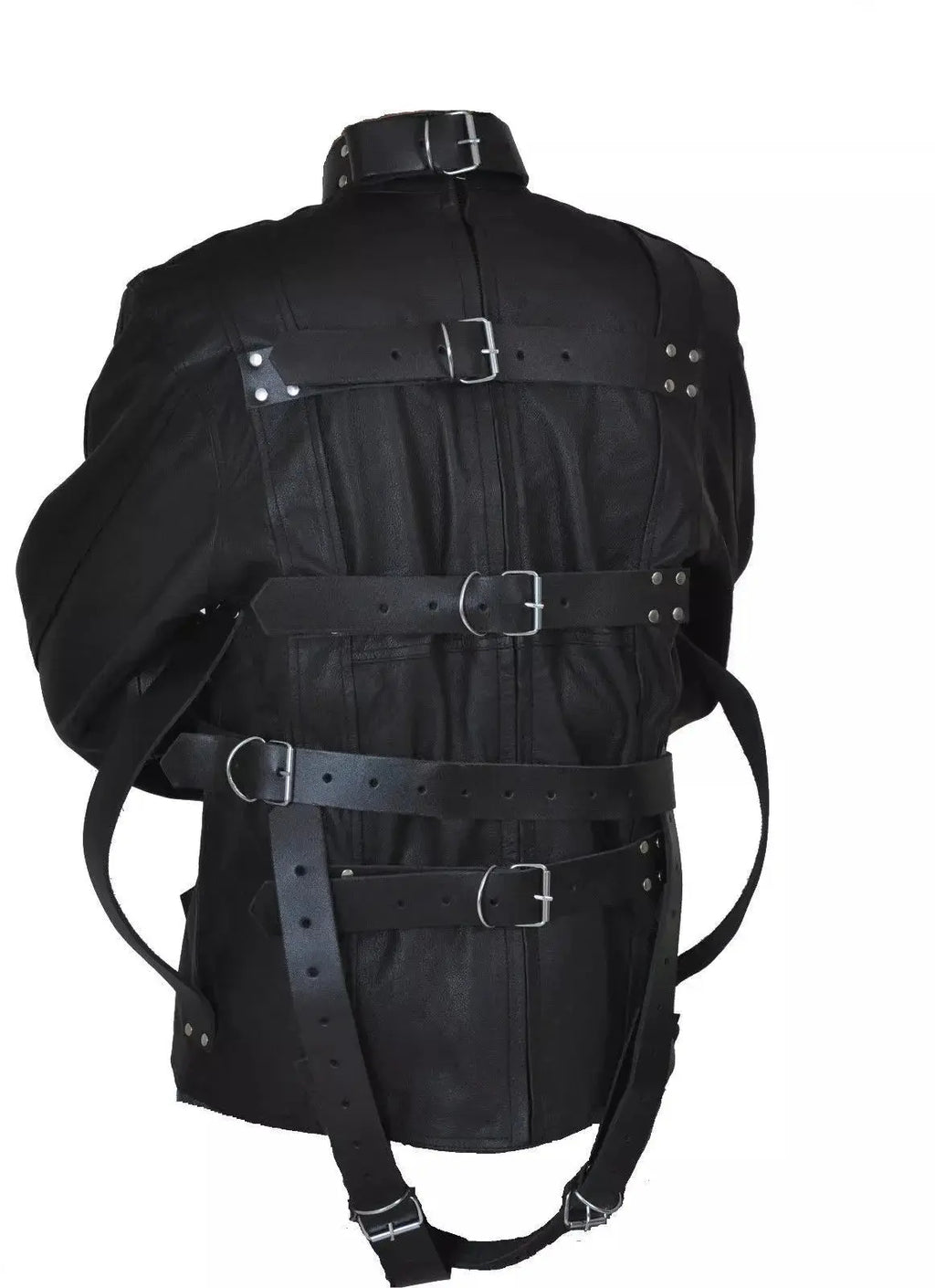 Men’s Real Heavy Duty Leather Straight Jacket USA Jackets
