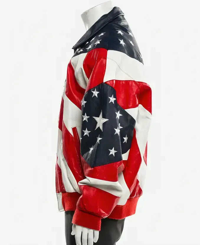 Michael Hoban USA Leather Jacket - USA Jackets