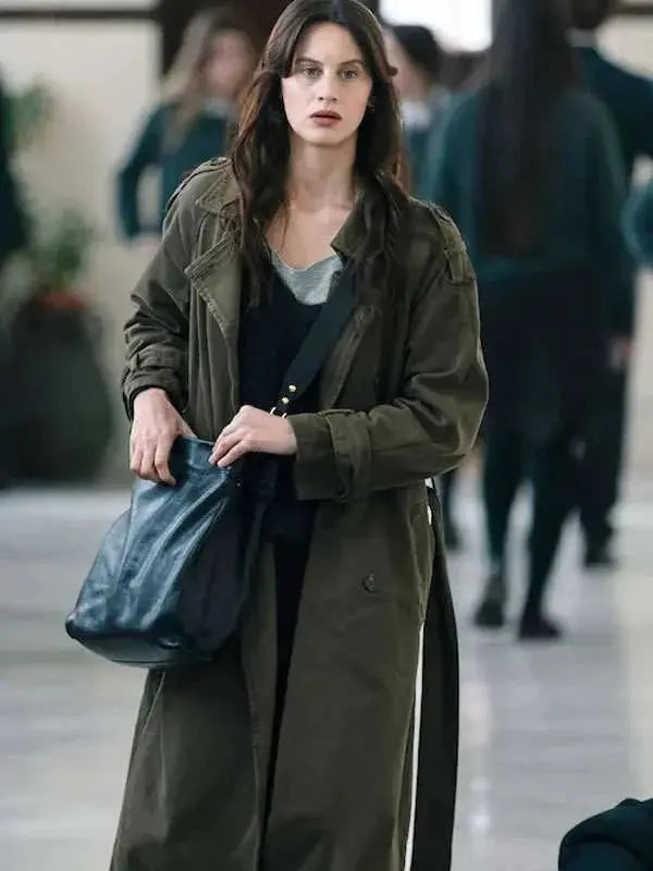 Milena Smit The Snow Girl Green Coat USA Jackets