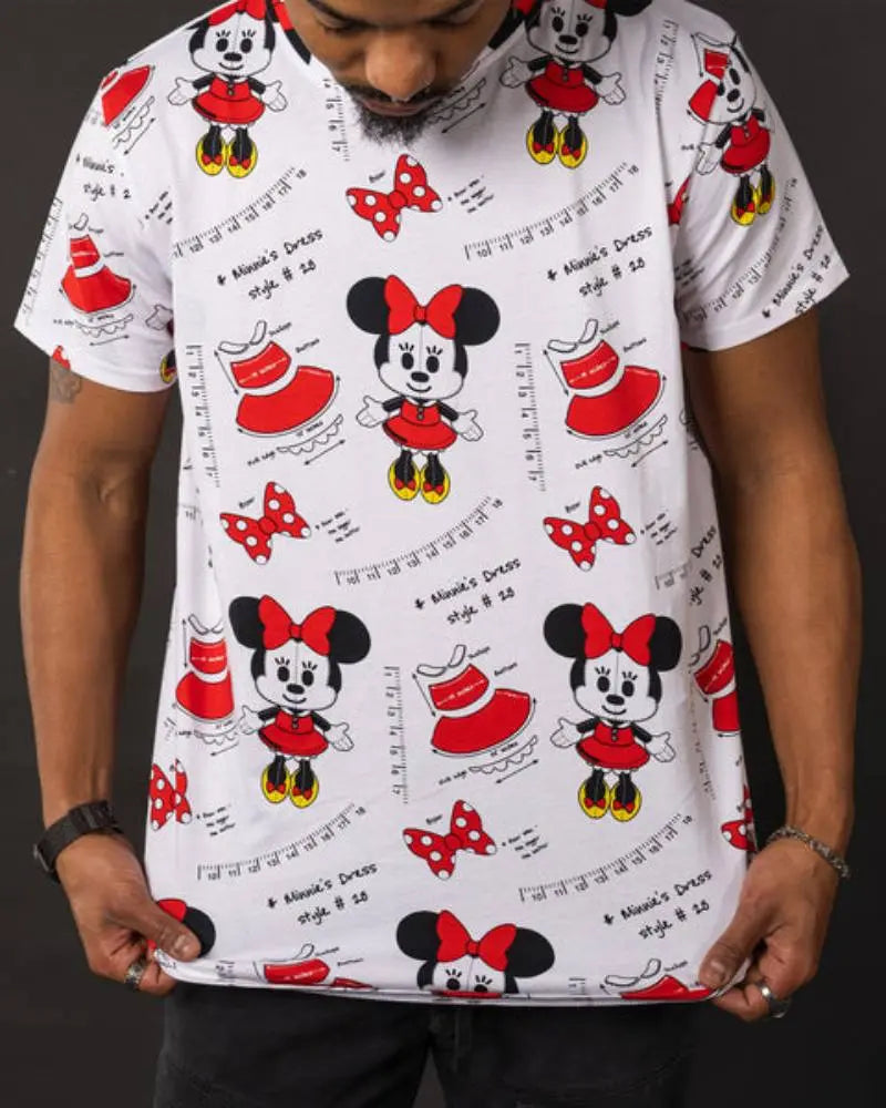Minnie Mouse Doll AOP T-Shirt USA Jackets