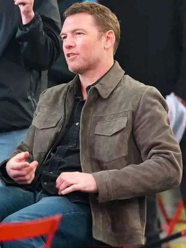 Movie Relay Sam Worthington Leather Jacket USA Jackets