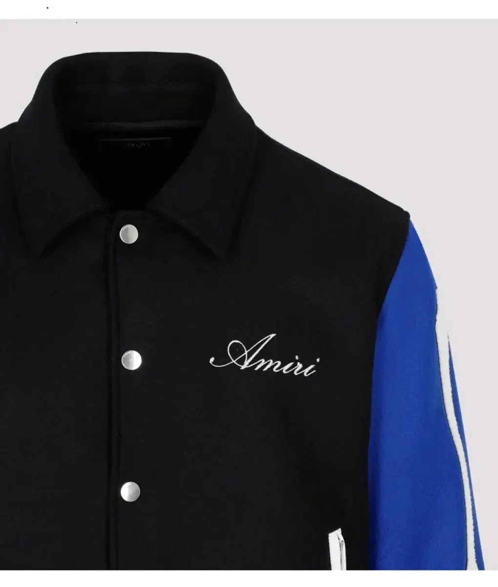 Amiri Bones Letterman Wool Jacket USA Jackets
