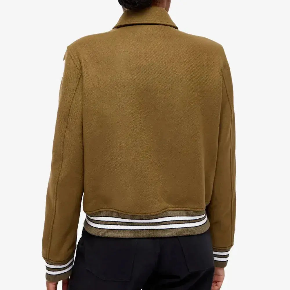 Amiri Bones Letterman Wool Jacket USA Jackets
