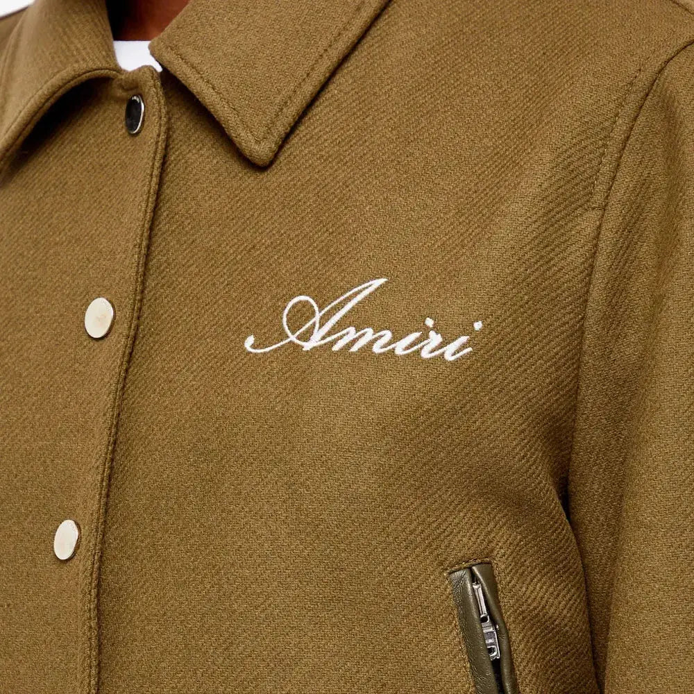 Amiri Bones Letterman Wool Jacket USA Jackets