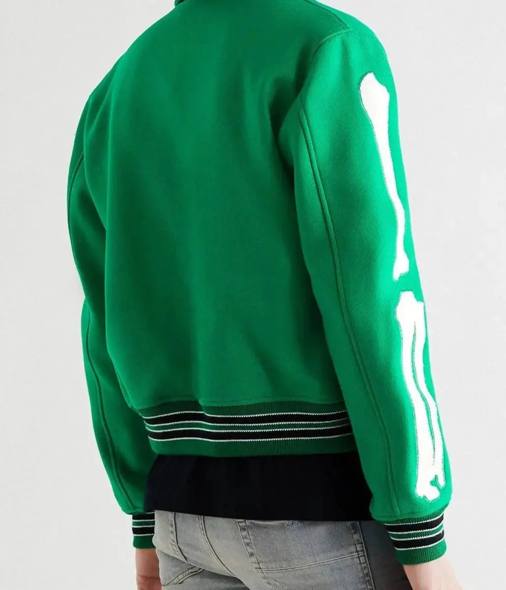 Amiri Bones Letterman Wool Jacket USA Jackets