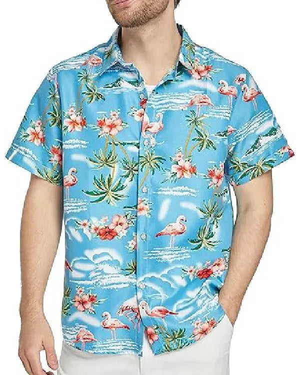 Ocean Front Property Hunt Flamingo Shirt USA Jackets