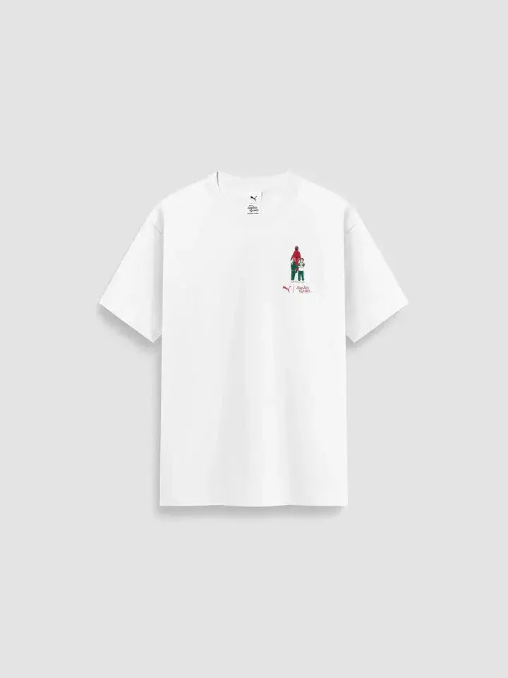 PUMA x Squid Game Graphic White T-Shirt USA Jackets