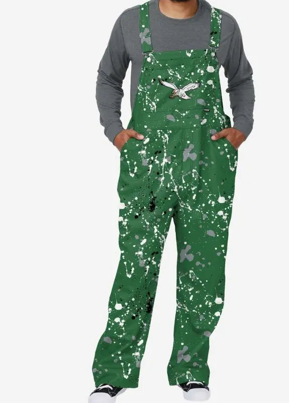 Philadelphia Eagles Mens Kelly Green Overalls USA Jackets