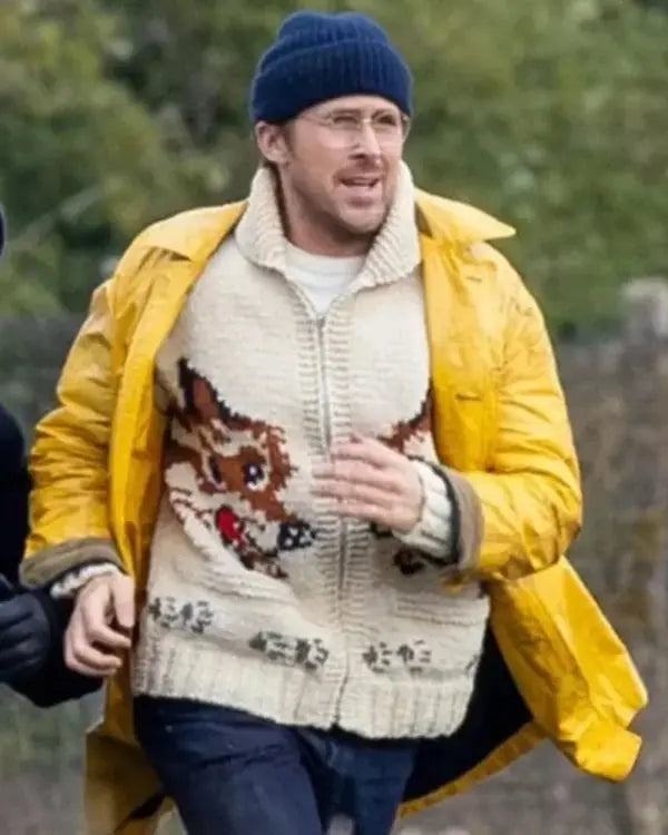 Project Hail Mary Ryan Gosling Wolf Cardigan USA Jackets
