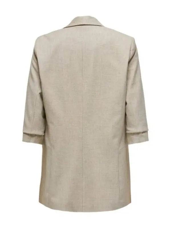 Pushers S01 Jade Asha Grey Ruched Sleeve Blazer USA Jackets