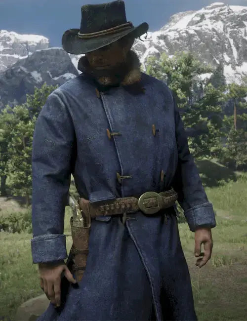 Red Dead Redemption 2 Arthur Morgan Gaming Blue Coat USA Jackets