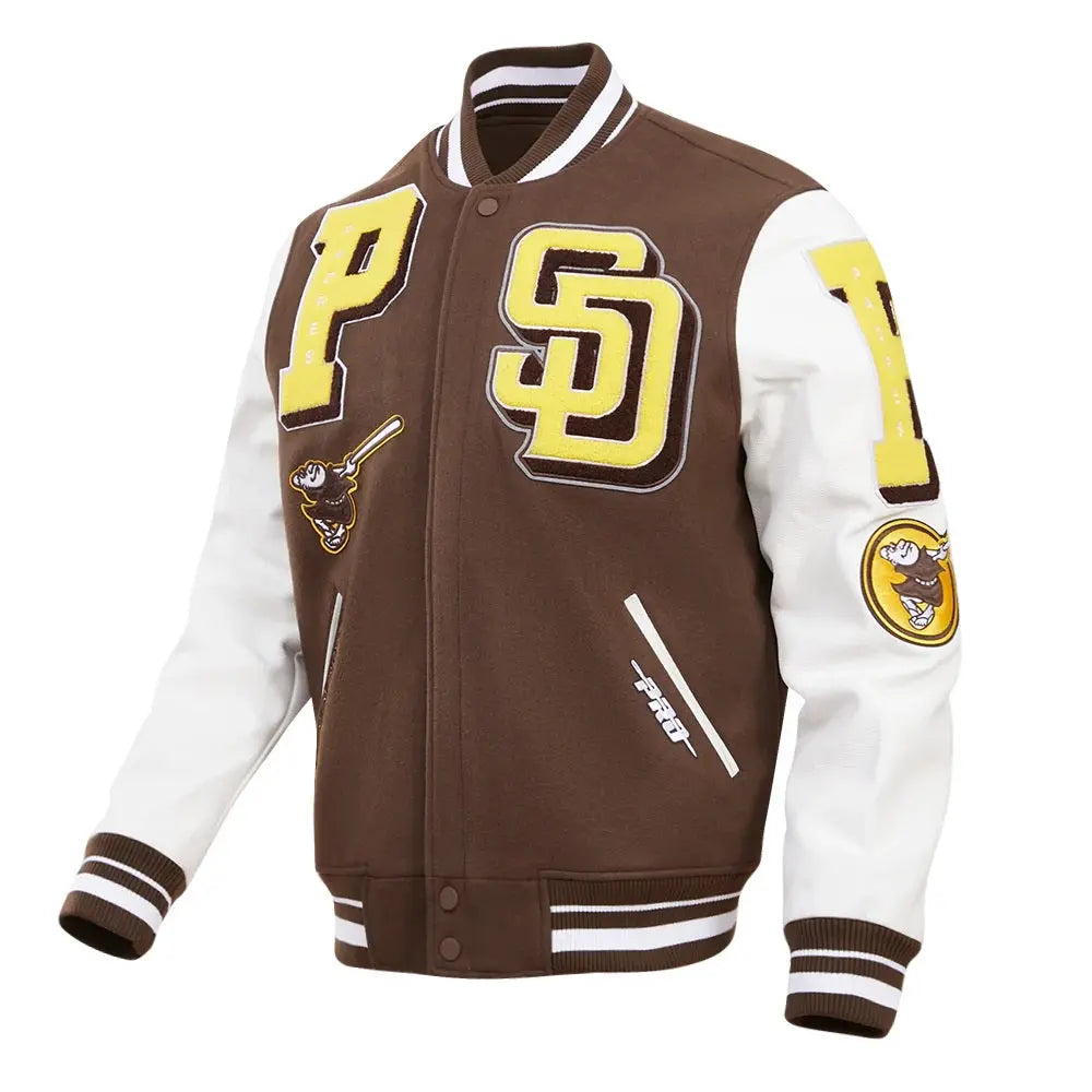 San Diego Padres Mashup Varsity Jacket USA Jackets