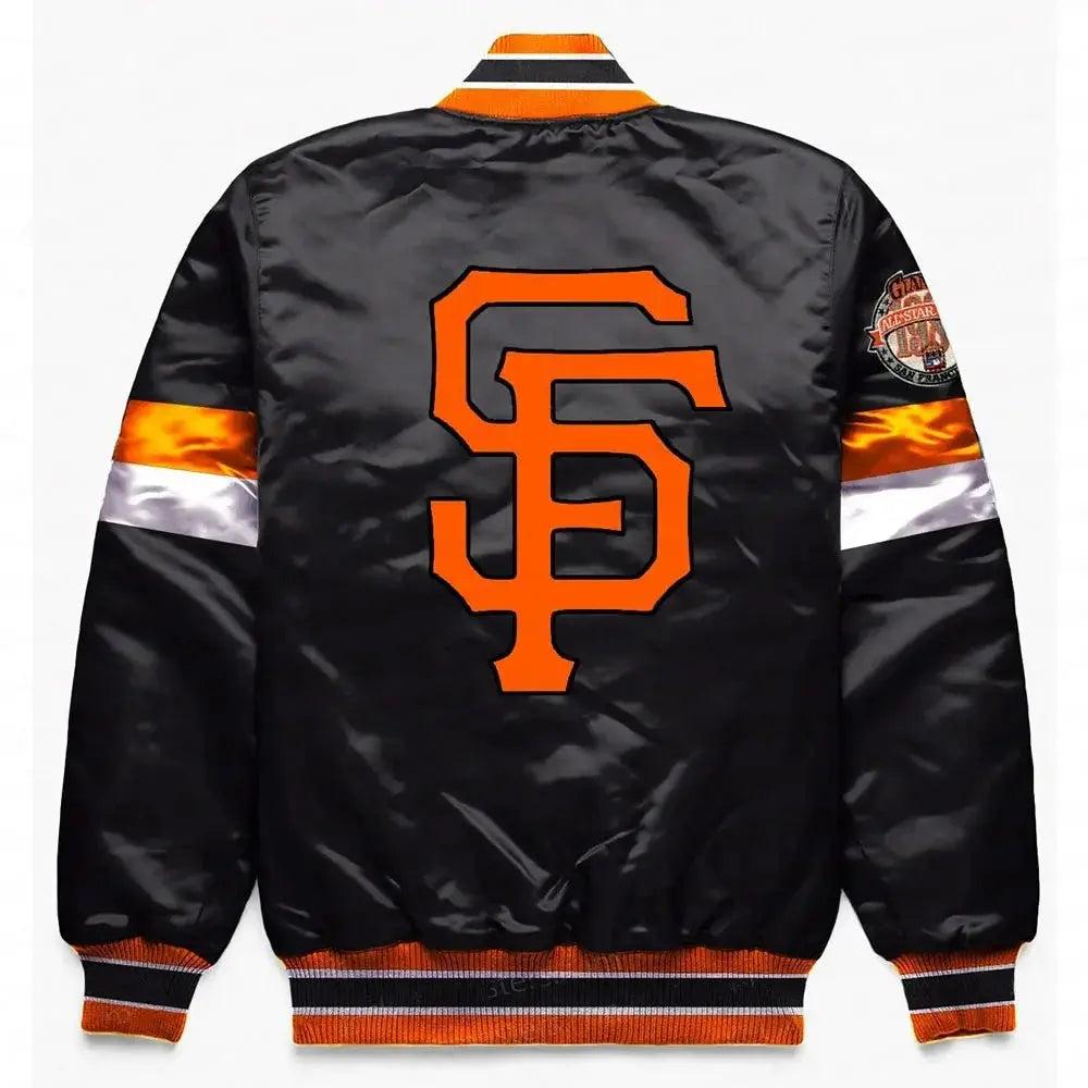 San Francisco Giants Home Game Varsity Satin Jacket USA Jackets