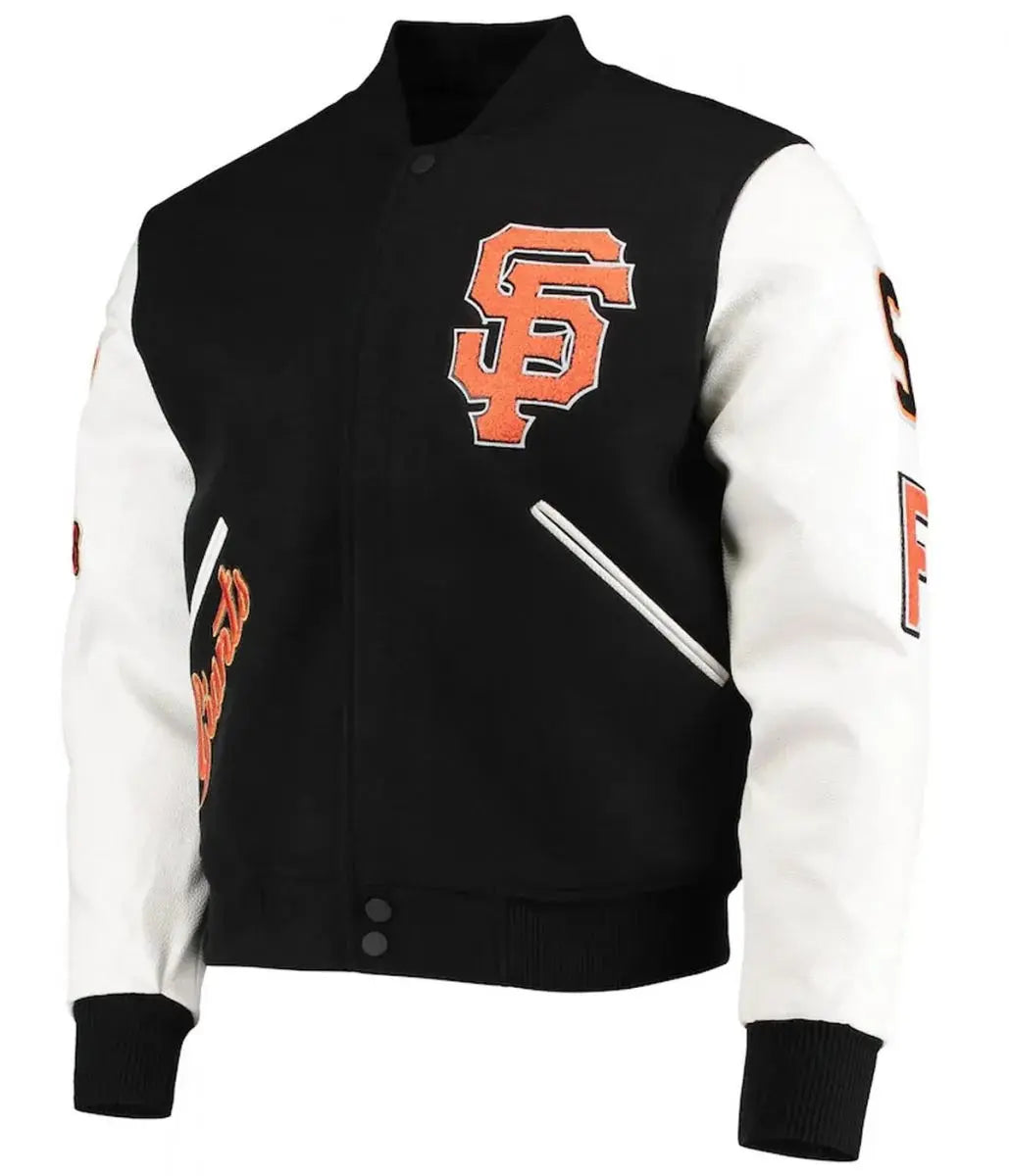 San Francisco Giants Letterman Full-Zip Jacket USA Jackets