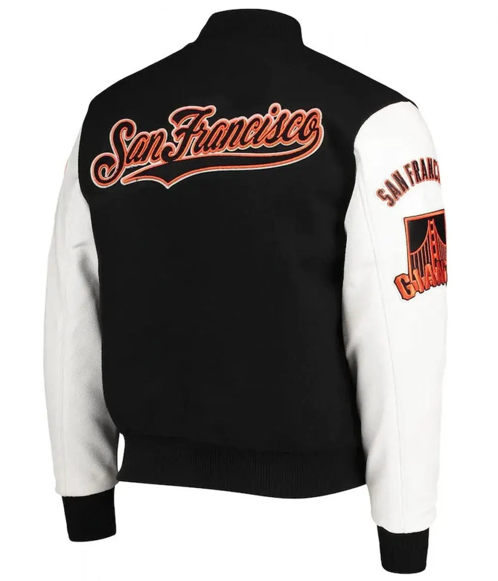 San Francisco Giants Letterman Full-Zip Jacket USA Jackets