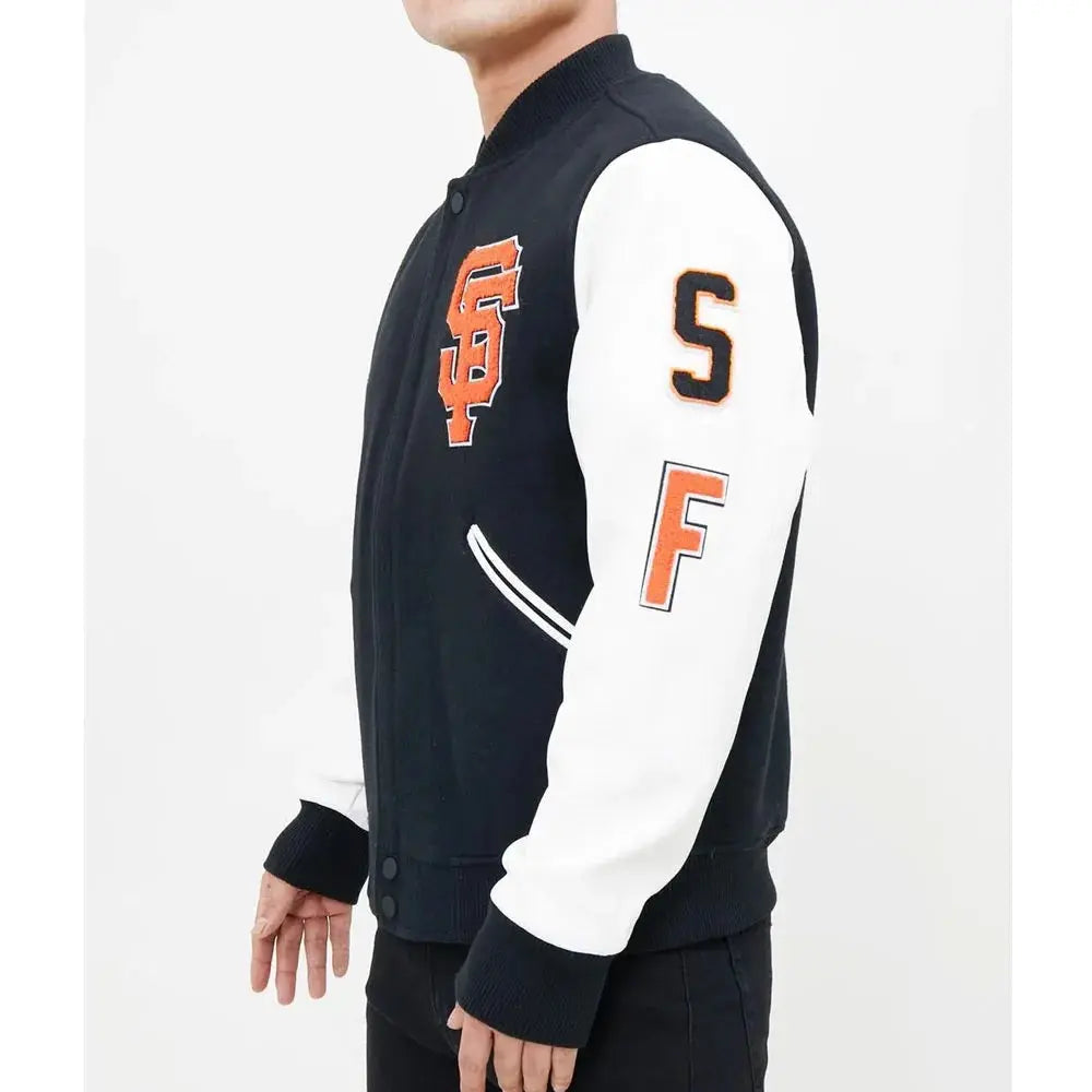 San Francisco Giants Letterman Full-Zip Jacket USA Jackets