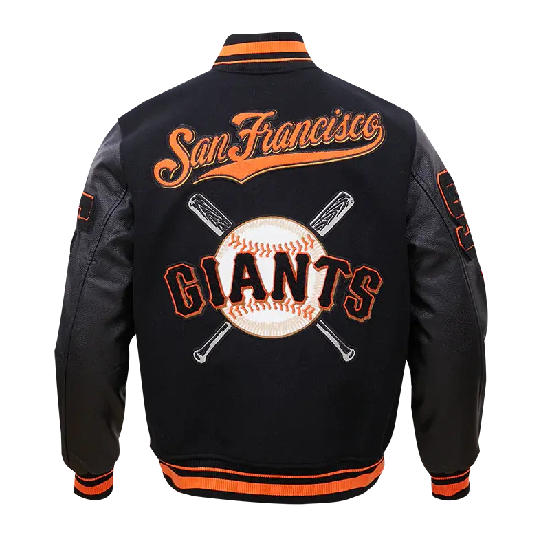 San Francisco Giants Mash Up Logo Varsity Jacket USA Jackets