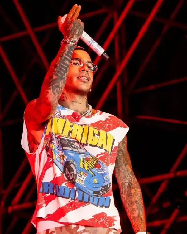 Sfera Ebbasta AMERICAN Graphics T-shirt USA Jackets