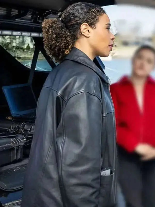 Sheryll Barnes FBI Most Wanted S06 Black Leather Jacket USA Jackets
