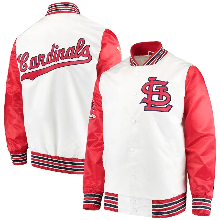 St Louis Cardinals The Legend White Satin Jacket USA Jackets